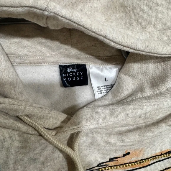 Disney Mickey & Minnie "Places to Go, Friends to See" Hoodie - Heather Beige - Picture 10 of 12